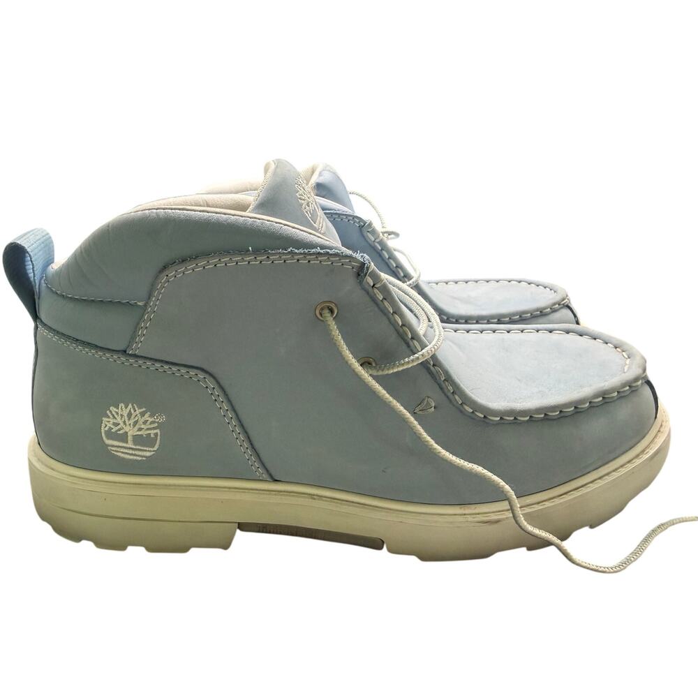 Light Blue Mens Timberland Boots Size 10M 45514